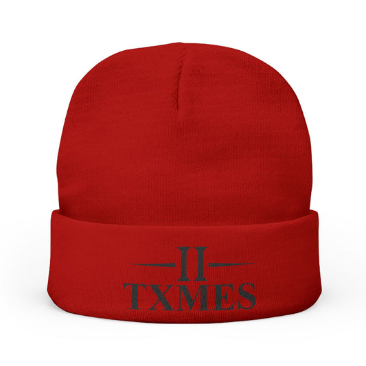 Stylish TXMES Knit Beanie | Cozy Embroidered Winter Hat